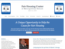 Tablet Screenshot of fairhousingdetroit.org